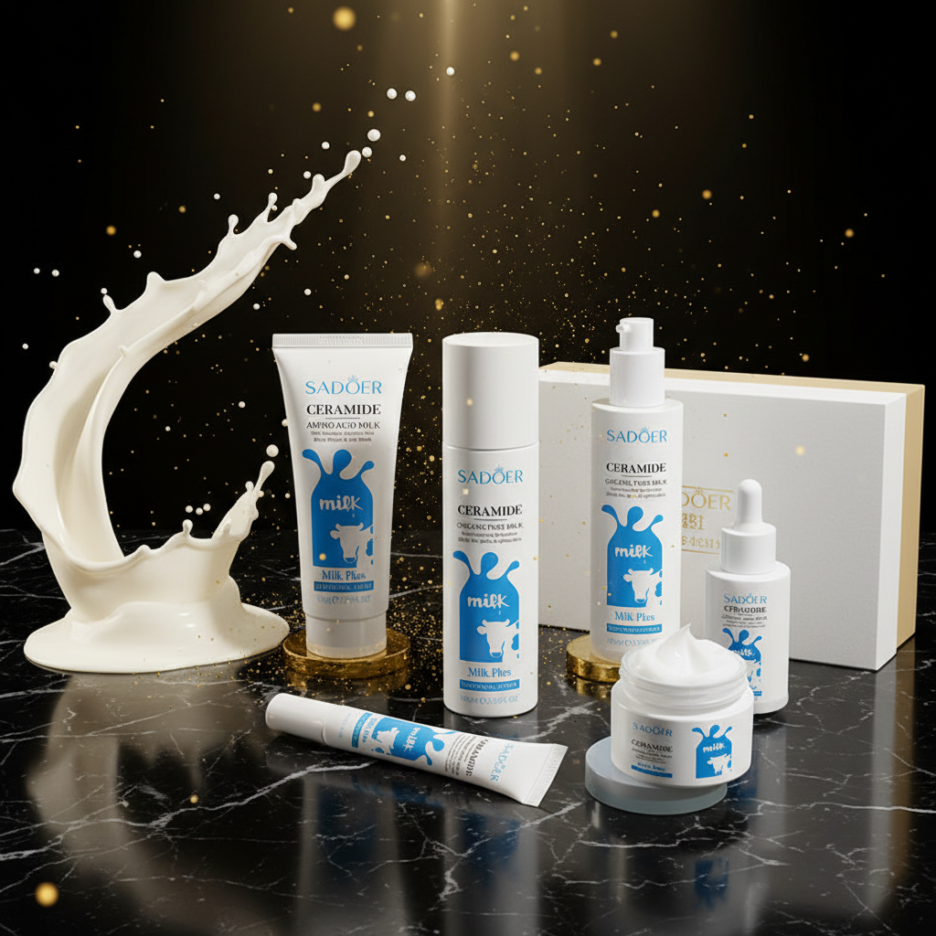 Kit Skincare Ceramide Milk Plus 6 Peças — Hidratação & Barreira Cutânea