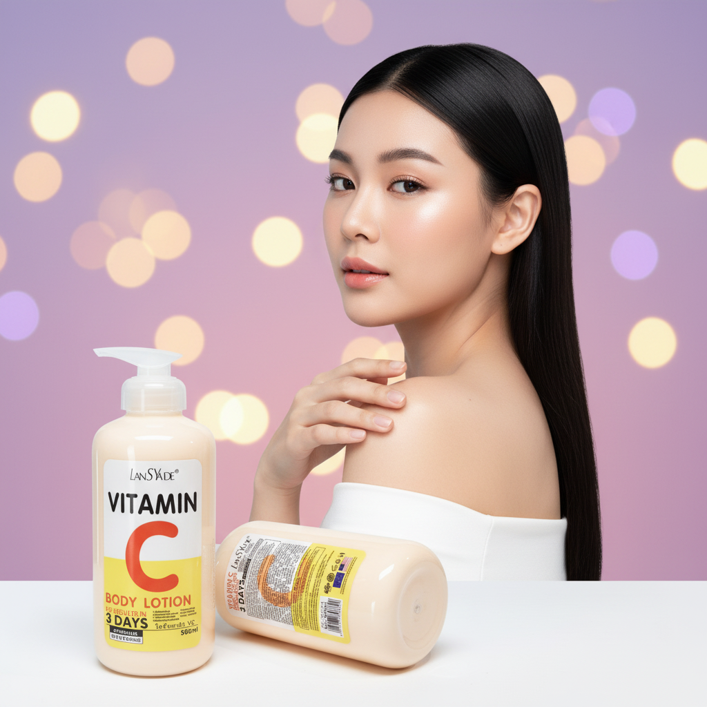 Loção Corporal Vitamina C e E Iluminadora e Hidratante — 500ml