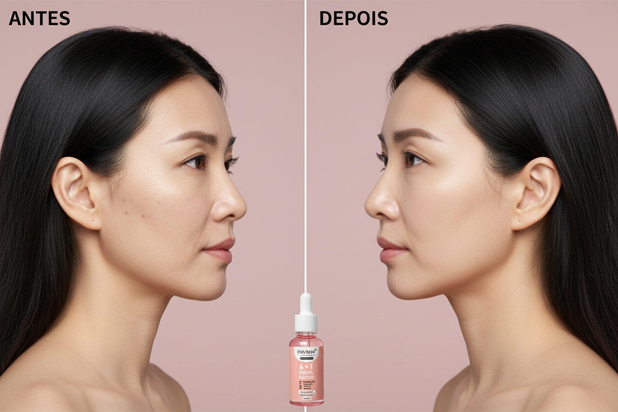 Sérum Facial Esqualano — Anti-Idade, Anti-Rugas e Clarificante