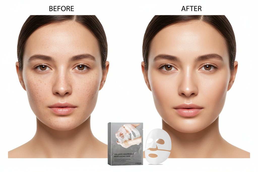 Máscara Facial Bio Colagénio de Noite Ação Profunda