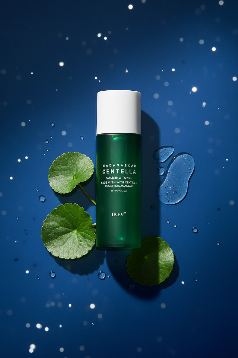 Kit Skincare Centella Asiatica 5 Peças — Calmante & Reparador