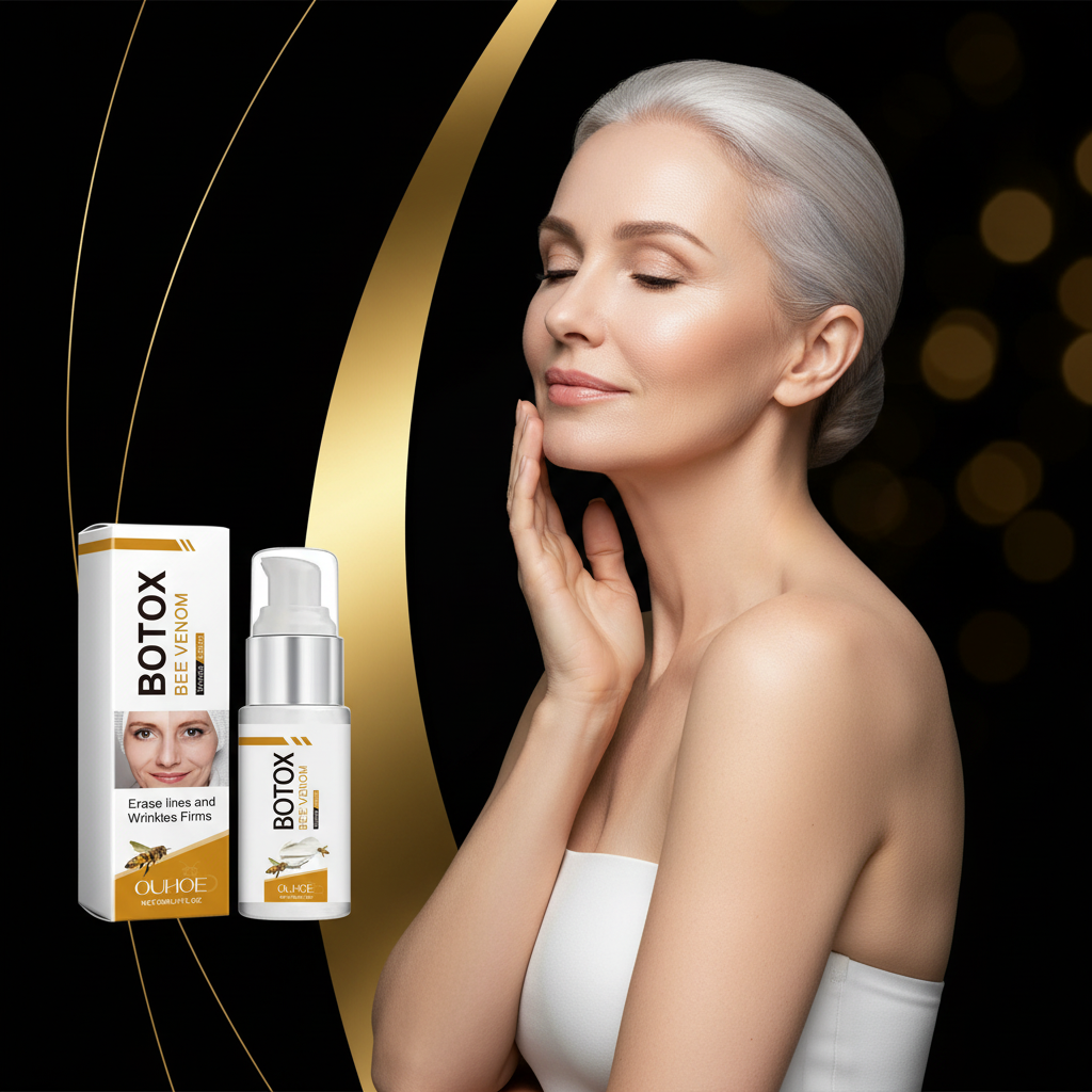 Loção Facial Firmadora Veneno de Abelha — Anti-Rugas e Rejuvenescimento 30ml