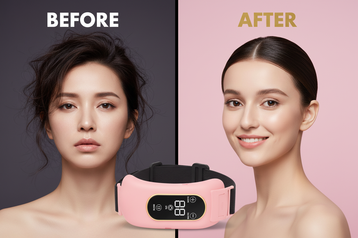 Massageador Facial Lifting Microcorrente EMS