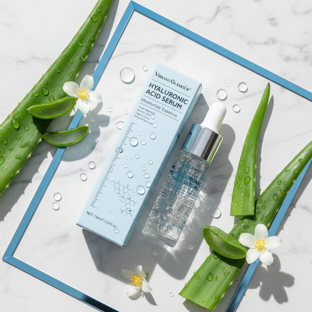 Sérum Facial de Ácido Hialurónico Vibrant Glamour — Hidratação Intensa 15ml