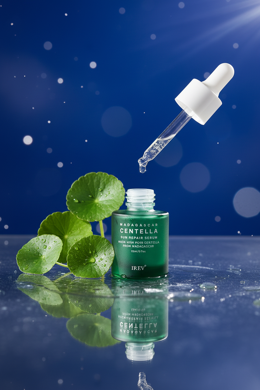 Kit Skincare Centella Asiatica 5 Peças — Calmante & Reparador