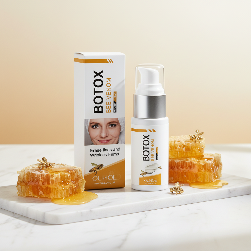 Loção Facial Firmadora Veneno de Abelha — Anti-Rugas e Rejuvenescimento 30ml