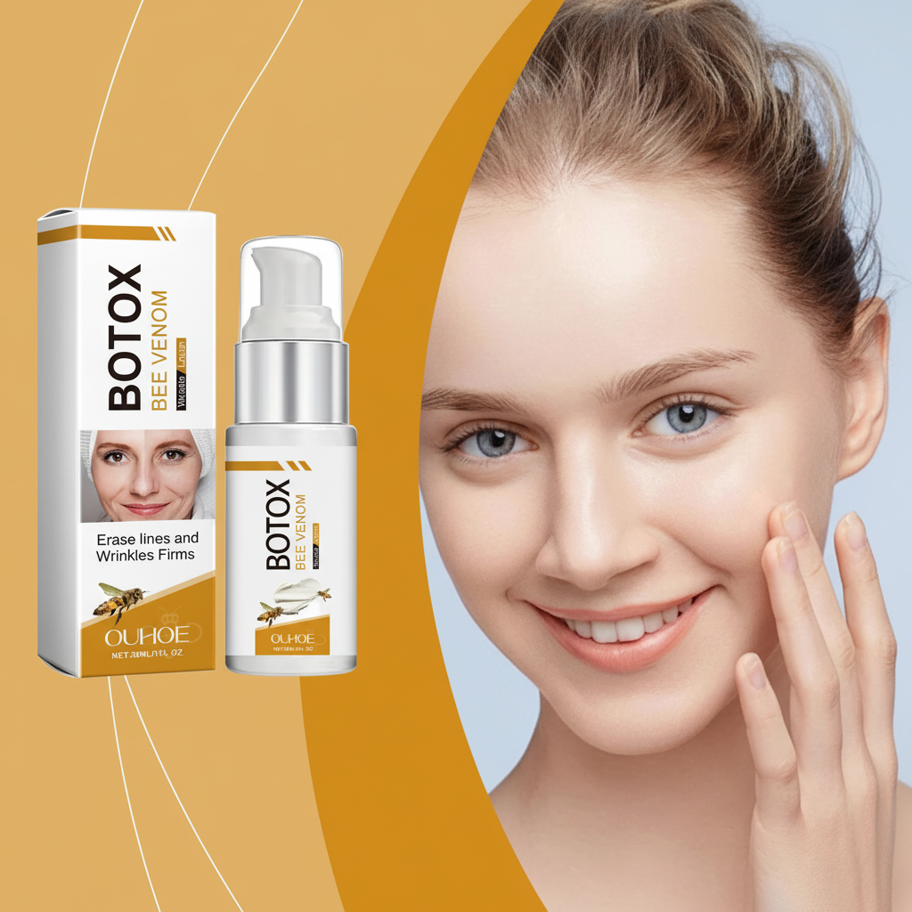 Loção Facial Firmadora Veneno de Abelha — Anti-Rugas e Rejuvenescimento 30ml