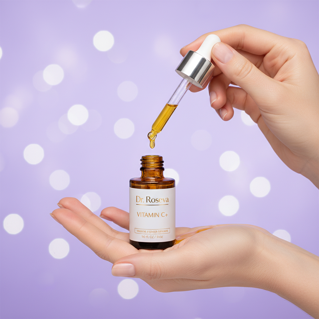Sérum Facial Vitamina C Antioxidante e Hidratante — 50ml para Todos os Tipos de Pele