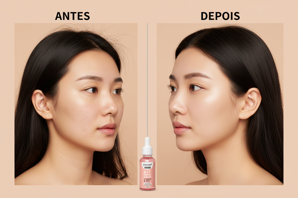 Sérum Facial Esqualano — Anti-Idade, Anti-Rugas e Clarificante