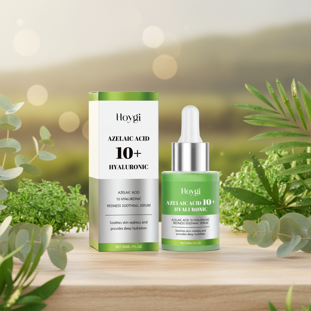 Essência Suavizante de Ácido Hialurónico Verde Claro 30ml-caixa