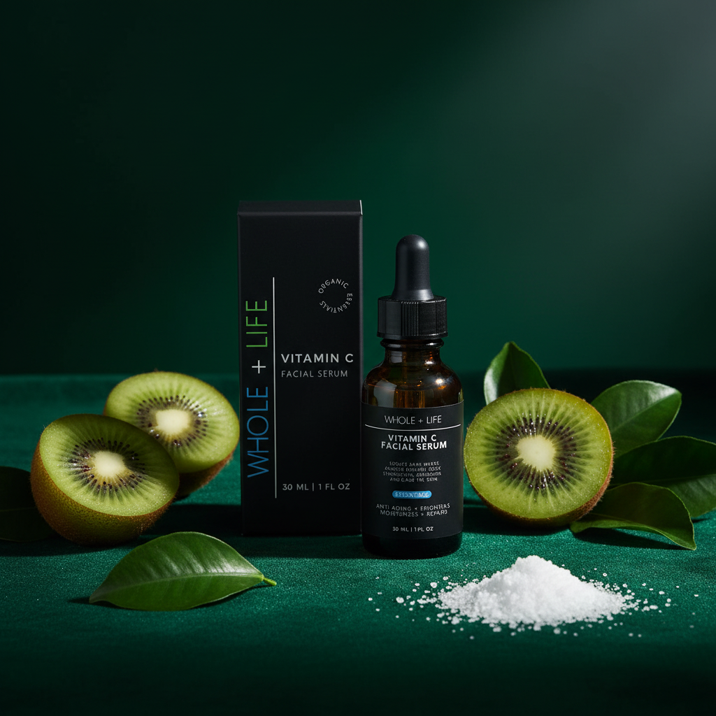 Sérum Facial de Vitamina C Whole + Life — Anti-Envelhecimento, Iluminador e Reparador 30ml