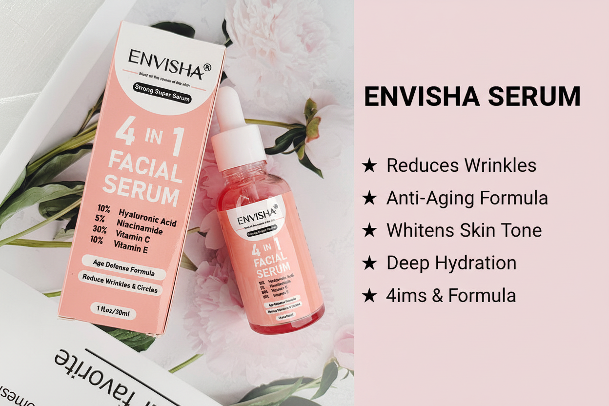 Sérum Facial Esqualano — Anti-Idade, Anti-Rugas e Clarificante