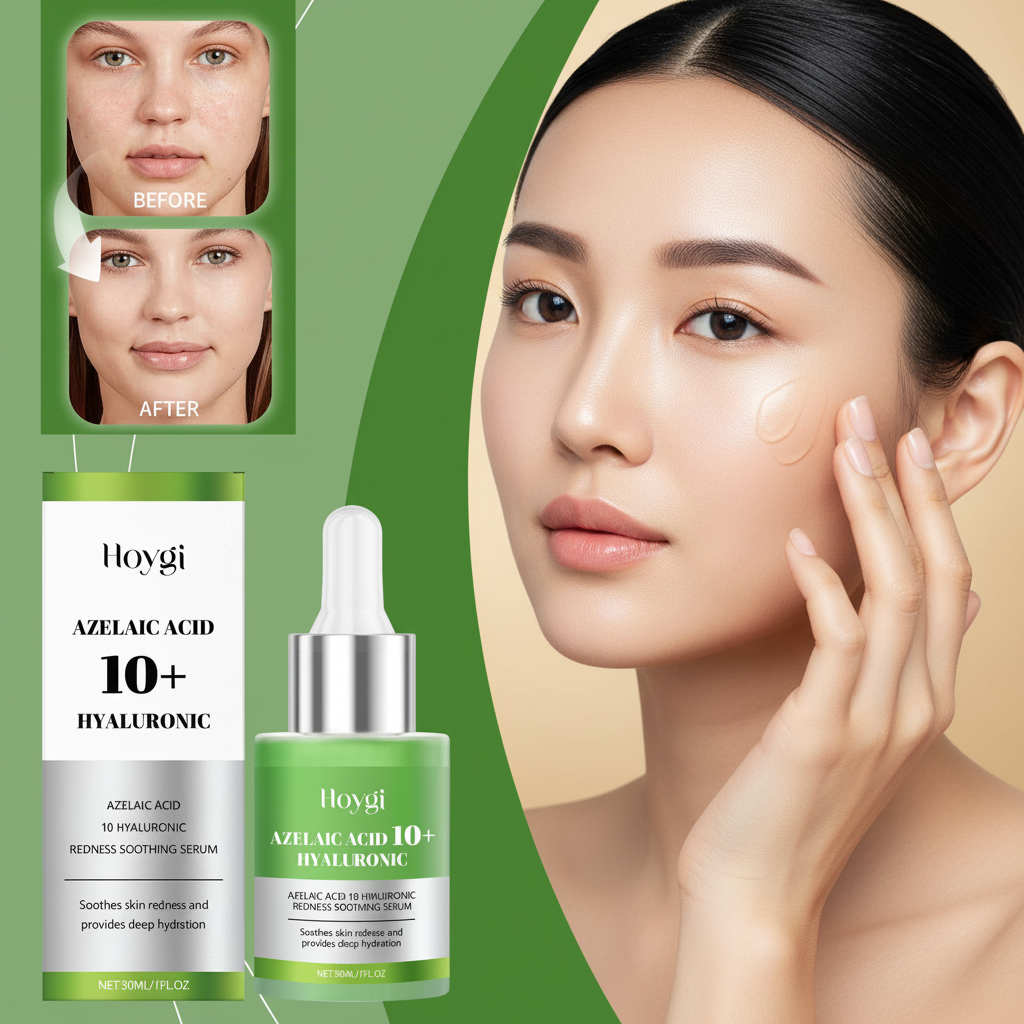 Essência Suavizante de Ácido Hialurónico Verde Claro 30ml-caixa