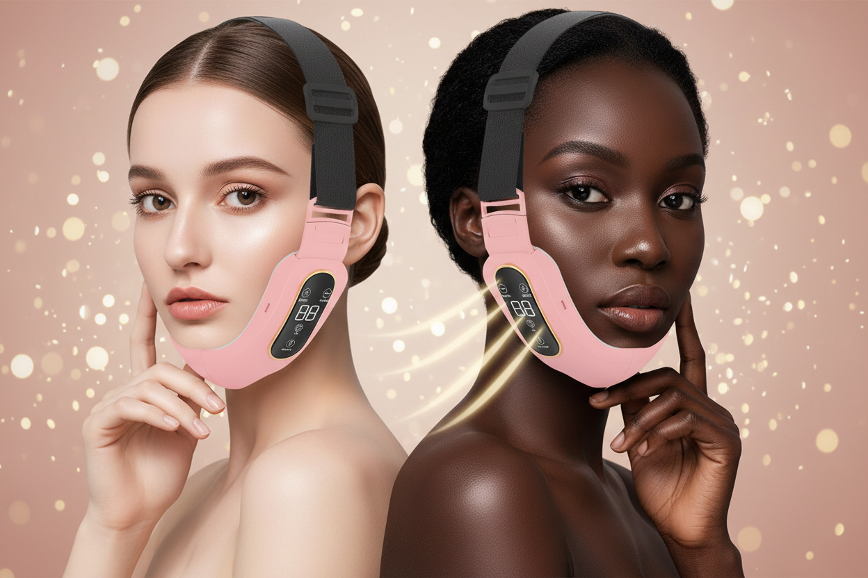 Massageador Facial Lifting Microcorrente EMS