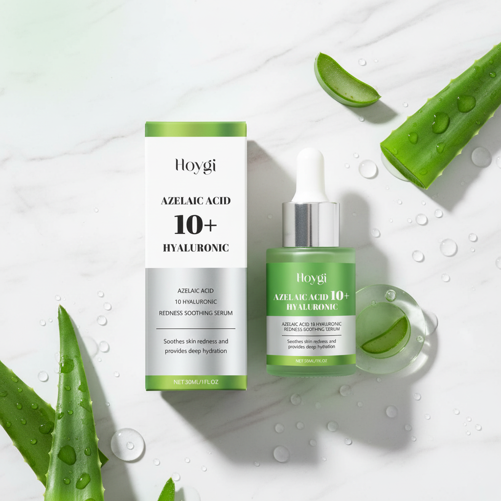 Essência Suavizante de Ácido Hialurónico Verde Claro 30ml-caixa