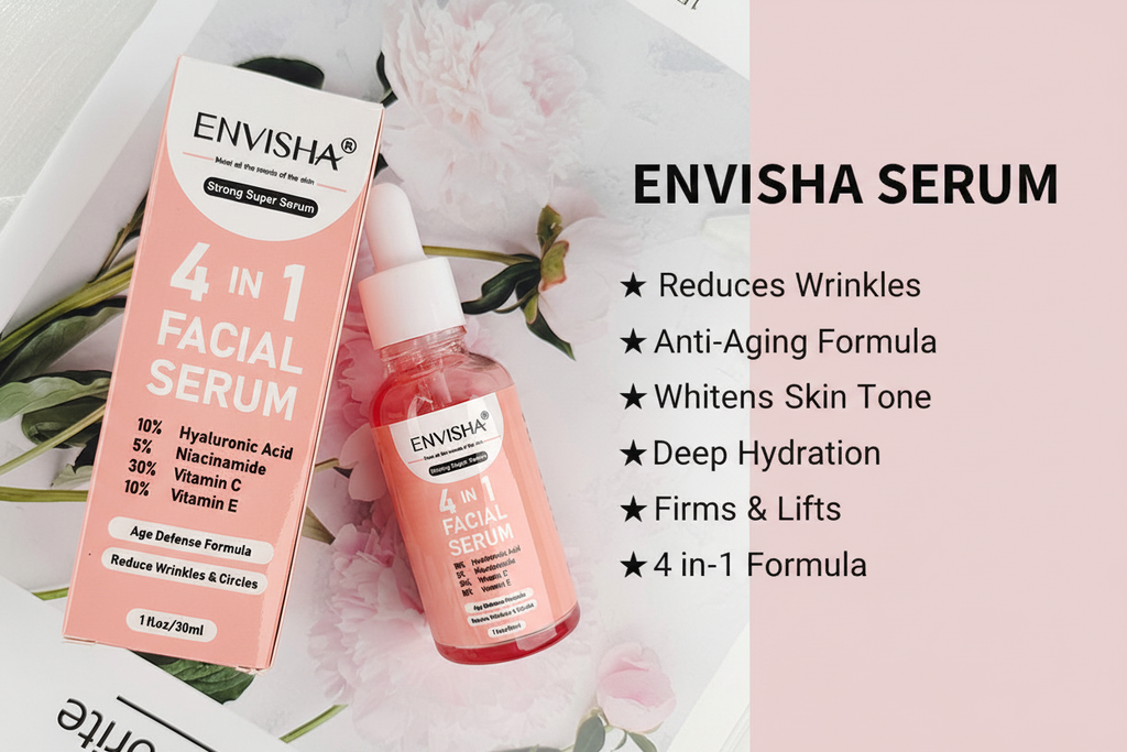 Sérum Facial Esqualano — Anti-Idade, Anti-Rugas e Clarificante