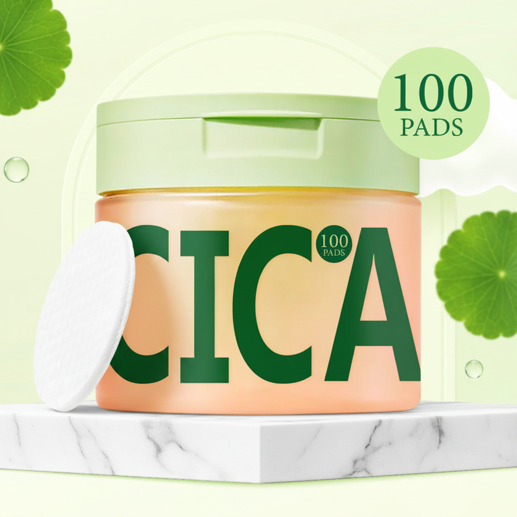 Discos de Limpeza e Cuidados de Rosto Centella Asiática Mais Vendidos e Sem Limites 100un. Tk Discos Tónicos para Manchas Escuras