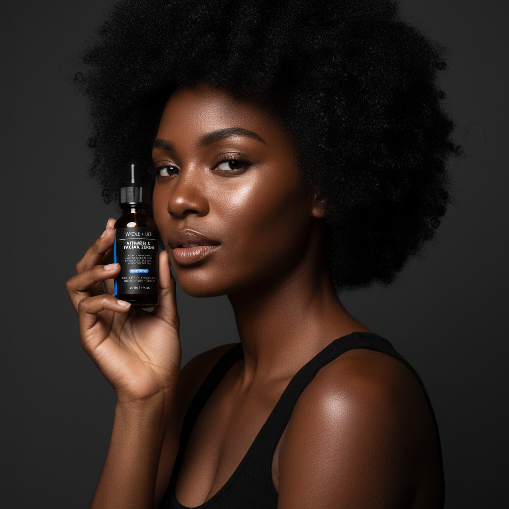 Sérum Facial de Vitamina C Whole + Life — Anti-Envelhecimento, Iluminador e Reparador 30ml