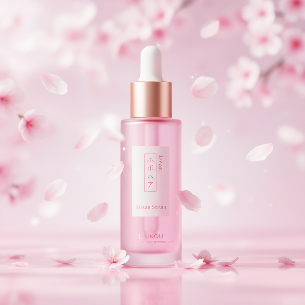 LAIKOU Japan Sakura Serum — Minimiza Poros e Rejuvenesce a Pele