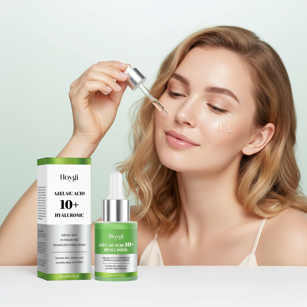 Essência Suavizante de Ácido Hialurónico Verde Claro 30ml-caixa
