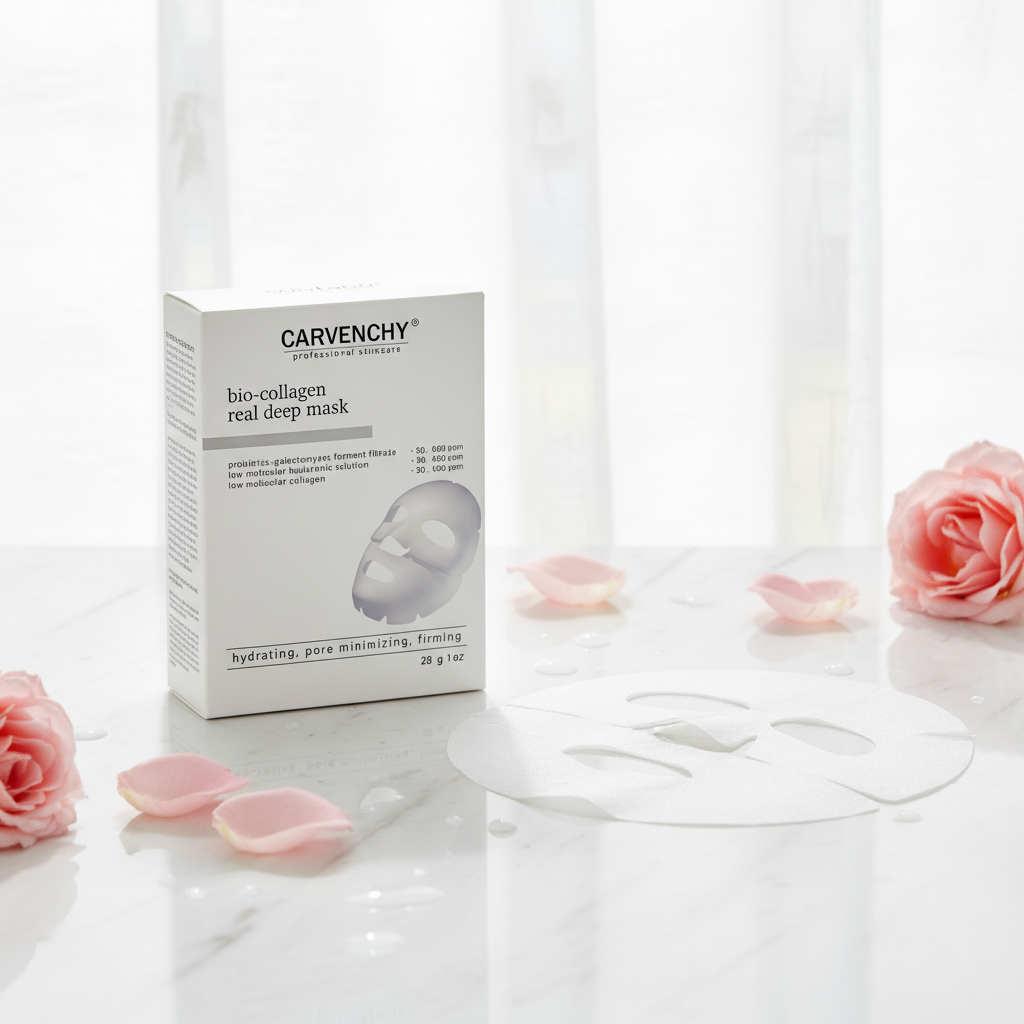 Máscara Facial Refirmante de Colagénio Antienvelhecimento