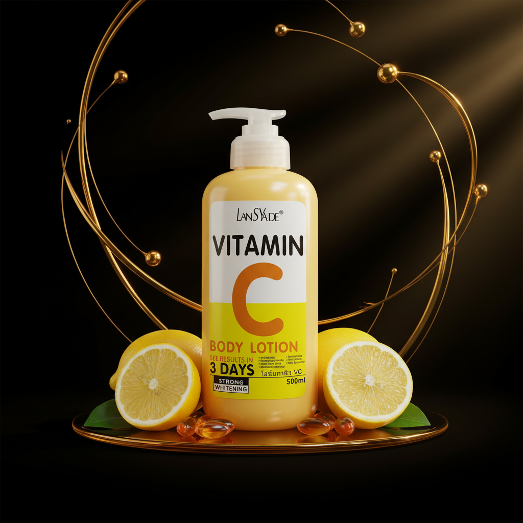 Loção Corporal Vitamina C e E Iluminadora e Hidratante — 500ml