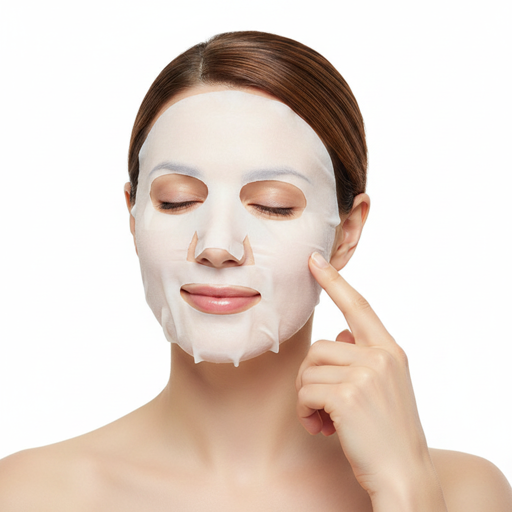 Máscara Facial Refirmante de Colagénio Antienvelhecimento