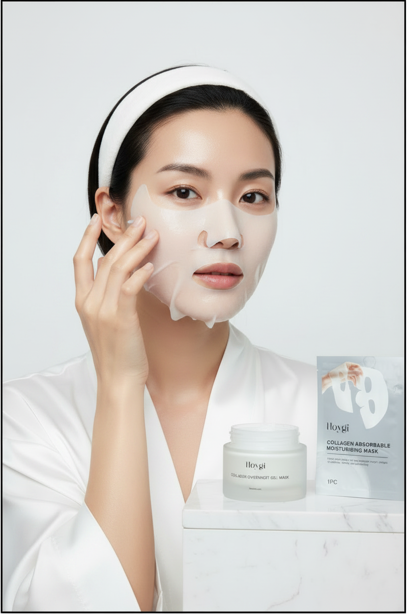 Máscara Facial Bio Colagénio de Noite Ação Profunda